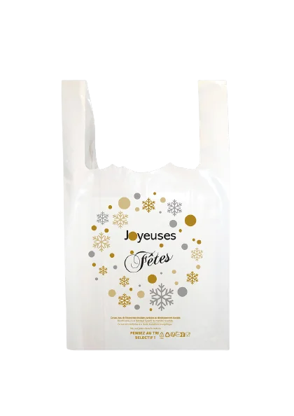 500 Sacs plastique Noël