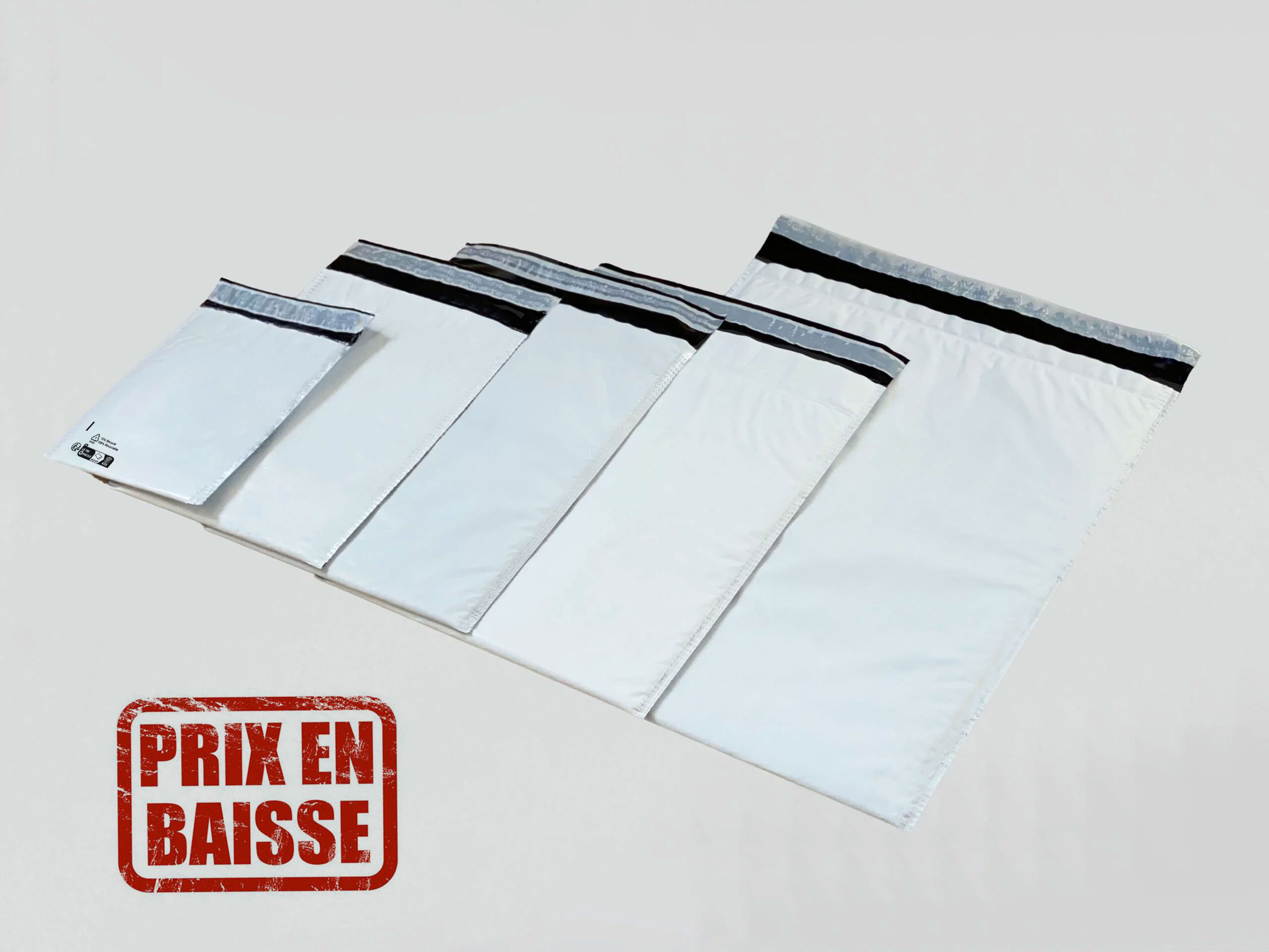 50 Enveloppes à bulles opaques N°3 310x370mm