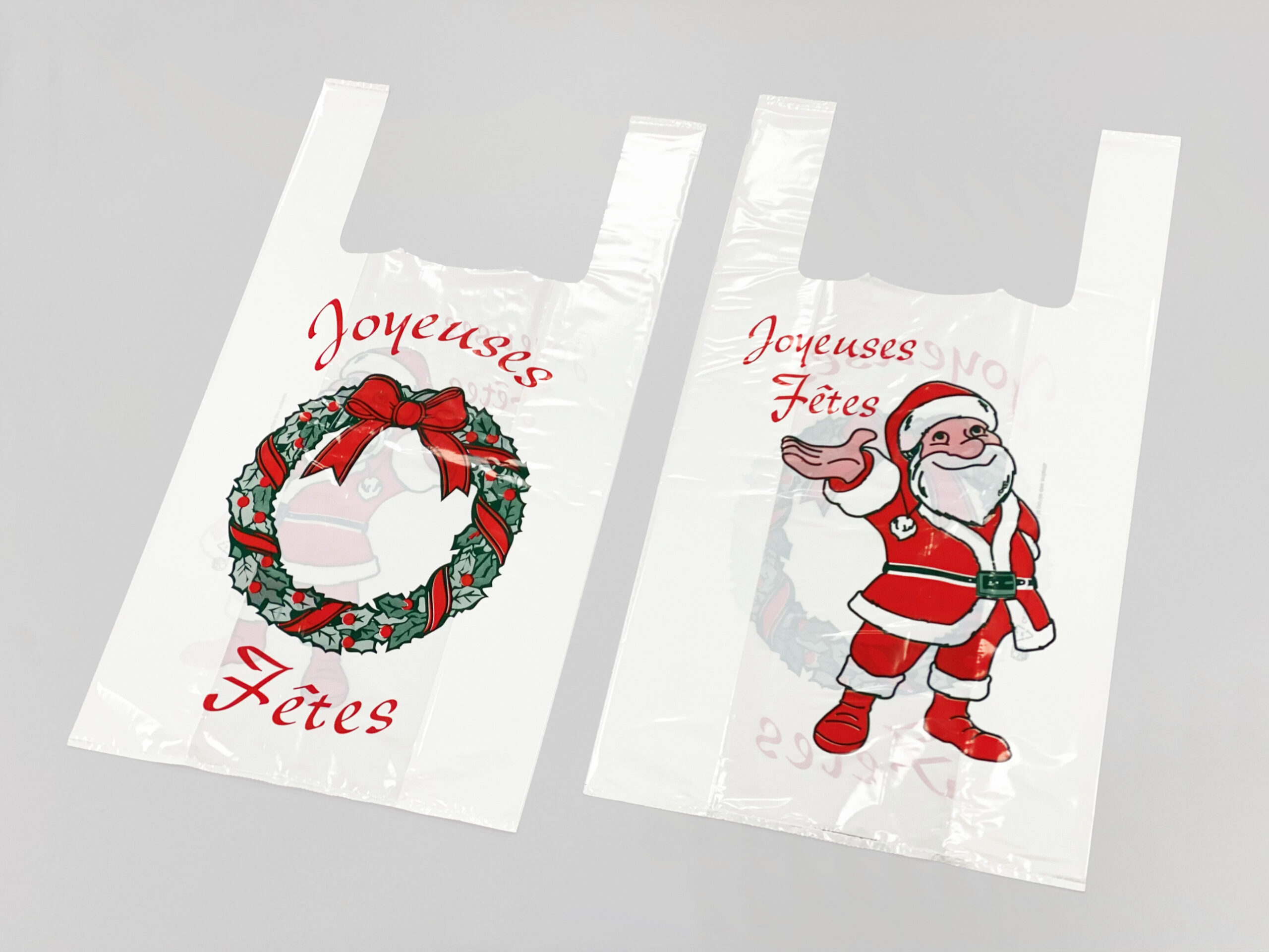 500 Sacs plastique Père Noël