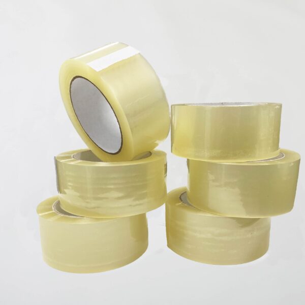 6 Rouleaux adhésif transparent – 50mm x 100m