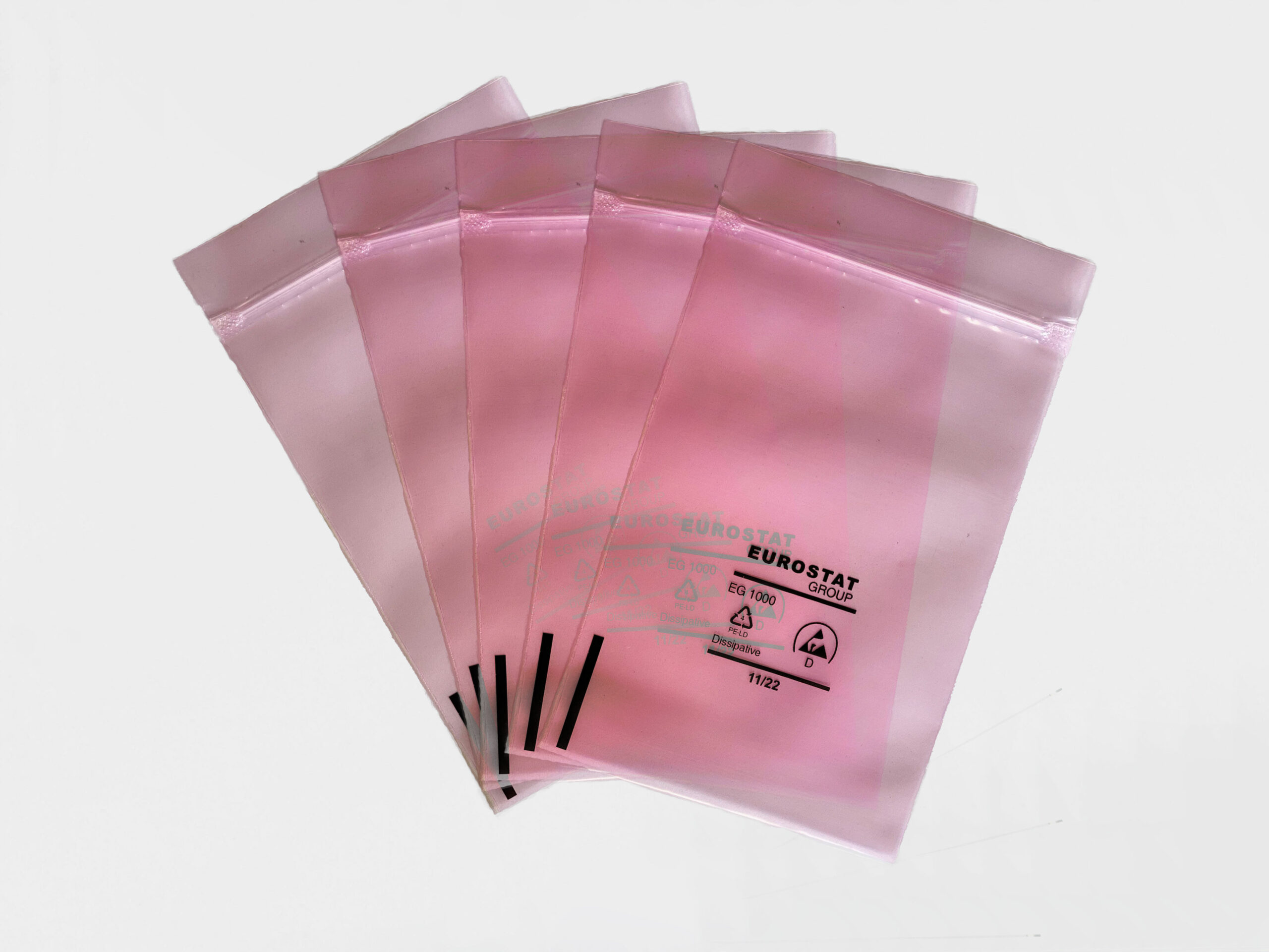 Grande enveloppe en plastique rose personnalisée - Modèle Paris